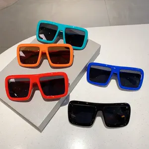 lbashades 1851 Trends 2024 Orange Sunglasses Custom Logo Oversized Frame Luxury Brand Uv400 Sun Glasses For Women