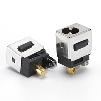 Prise d'alimentation CC JT-DC-071 12V en laiton, verticale, 3 broches, type encastrable, montage sur circuit imprimé, prise femelle 5,5x2,5mm 0,5A, connecteur pour ordinateur portable