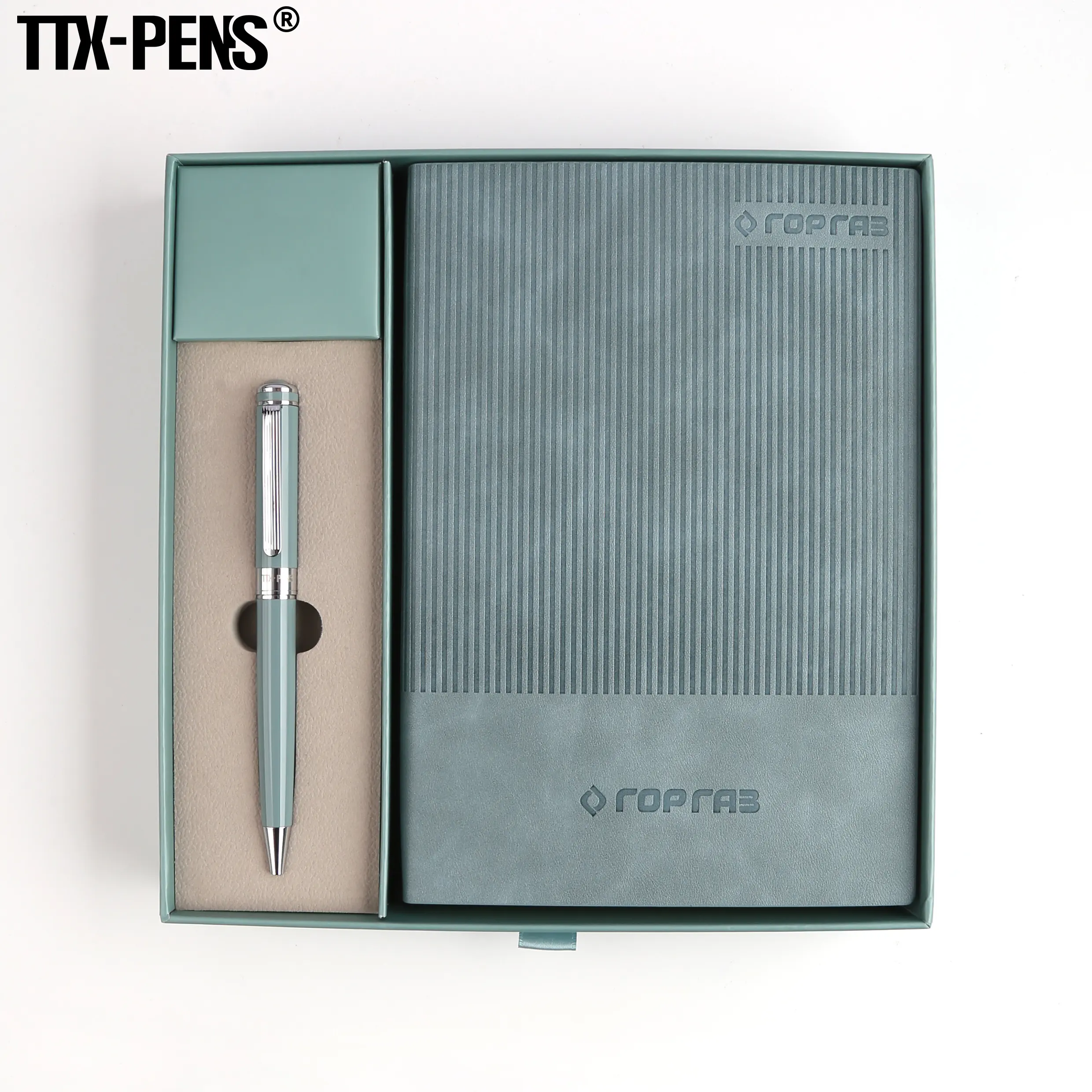 TTX promosyon lüks hediyeler öğeleri dizüstü iş hediye kalem ile özelleştirilebilir dizüstü hediye seti