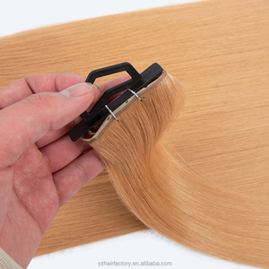 Extensiones de Cabello Humano Europeo de Primera Calidad, Nuevo Diseño, Cabello Virgen con Cutícula Alineada, Trama Doble Genius Weft, Trama Butterfly Weft - Product Image 3