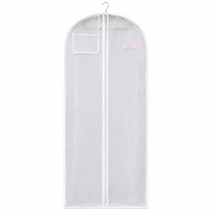 Housse de costume longue pliable et recyclable en organza personnalisée avec logo, idéale pour robe de mariée et tenue de cérémonie – Grande Vente, Haute Qualité - Product Image 2