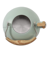 Bouilloire sifflante en acier inoxydable 3L, design moderne, outil de cuisine pour la maison, peinture en couleur, bakélite, eau bouillante, thé 2,5 L