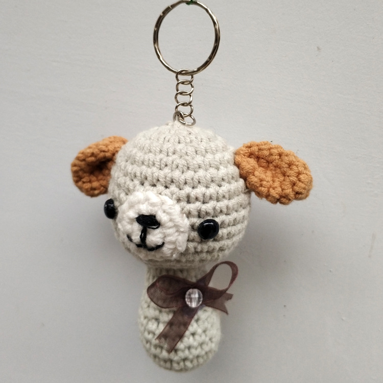 ネズミ、牛、虎、兎、馬、羊、猿、鶏、犬、豚あみぐるみ10本セットキーホルダー付き ネズミ、牛、虎、兎、馬、羊、猿、鶏、犬、豚あみぐるみ10本セット