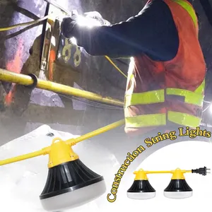 Dây Đèn LED Công Trình Tạm Thời, Chống Nước, 50 Bóng Đèn 50ft 50 Bóng Đèn 55W 1100LM