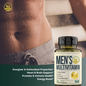 Groothandel Op Maat Pure Heren Vitaminen Food Grade Multivitamine Capsule Fles Verpakking Wilde Teelt Kruidenextract Volwassenen - Product Image 5