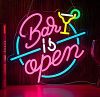 Enseigne néon LED personnalisée, lettrage lumineux suspendu pour logo d'entreprise, idéale pour bar, boîte de nuit, maison, événement, fête, décoration