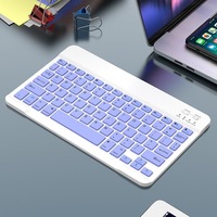 Kabellose Tastatur Wiederaufladbare Geräuschlose Tastatur für iPad iPhone Tablet Laptop Universelle Mini BT-Tastatur