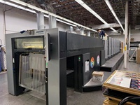Machine d'impression offset HEIDELBERG 2017 CD102-6+LX d'occasion, 6 couleurs avec enduiseur, machine d'impression grand format