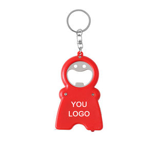 Llavero Multifunción con Luz LED, Cinta Métrica y Abrebotellas, con Impresión de Logotipo Personalizable - Product Image 1