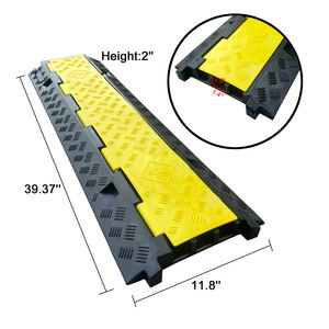 ยางชะลอความเร็ว ความสูง 50 มม. รองรับความเร็ว 10-15 ไมล์ต่อชั่วโมง แบบพกพา ติดตั้งถาวร - Product Image 6