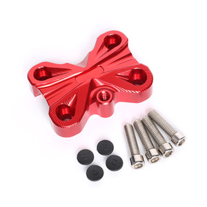 XYRAcing Explorer Trading Post Collier <span class=keywords><strong>de</strong></span> fixation <span class=keywords><strong>de</strong></span> guidon plat pour ADV160/150 en alliage d'aluminium CNC anodisé, accessoire <span class=keywords><strong>de</strong></span> direction modifié - Product Image 1