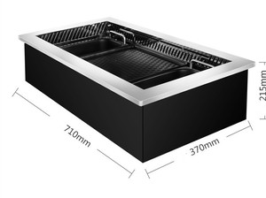 Commercial Smokeless Electric <strong>Table</strong> <strong>Top</strong> <strong>BBQ</strong> Grill for Restaurant Use for Korean Hot Pot and Grill <strong>Table</strong> - Product Image 4