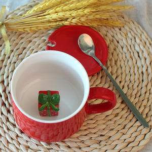 2024 Cute Best Selling Wholesale Bulk Creative <strong>Funky</strong> Kids Christmas <strong>Gift</strong> Coffee Mug 3d Ceramic Cute Milk Mug With Animal Inside - Product Image 3