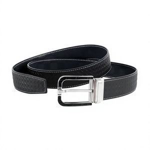 Heavyweight 100% Original Cow Hide Leather with Custom Steel Design Belt Fashionable for Gentleman Wholesale Price - Product Image 4