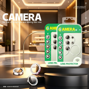 Protecteur d'objectif d'appareil photo, emballage en blister avec insert imprimé personnalisé - Product Image 1