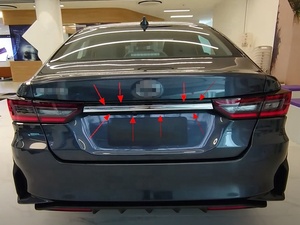 WZXD Precio de Fábrica, Recién Llegado, Cubierta Cromada para la Puerta Trasera del Maletero, para Yaris Ativ 2023 - Product Image 5