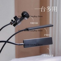 Table d'opération magnétique professionnelle en acier inoxydable 4-en-1 avec lampe LED pour cils, miroir de maquillage et outil portable pour extensions de cils
