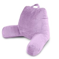 Oreiller de lecture tricoté coussin lombaire de repos de lit avec soutien du dos pour siège de voiture de bureau à domicile siège de voiture confort oreiller de repos compensé
