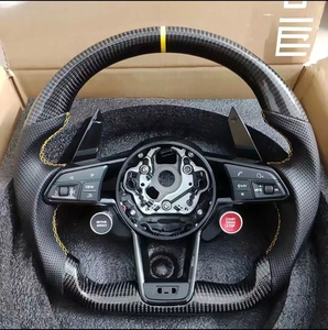 Volant en cuir R Line pour VW pour Volkswagen <span class=keywords><strong>Golf</strong></span> 5 6 7 7.5 R MK5 MK6 MK7 MK7.5 GTI Polo Passat CC - Product Image 5