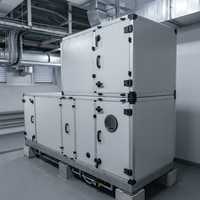 Unité de traitement d'air industrielle à double pont, système de ventilation CVC, équipement modulaire de traitement d'air pour usage commercial