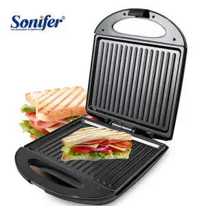 Sonifer SF-6061 Huishoudelijke 220V Multi-Ontbijt Non-Stick Grill Elektrische Grote Pers 1400W Tosti-Maker