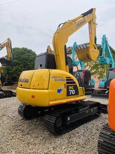 Komatsu PC70 Excellent état Mini pelle sur chenilles 7 tonnes d'occasion Pelle pelleteuse d'occasion Komatsu pc35 pc55 pc56 pc70 - Product Image 3