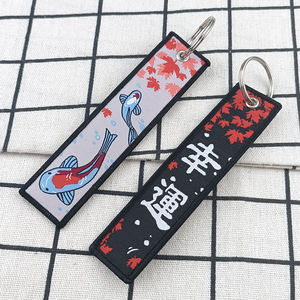 Llavero de <span class=keywords><strong>Carpa</strong></span> Koi de la Buena Suerte, Estilo Japonés, Bordado, para Motocicletas, Coche, Regalo para Amigos, Accesorios de Moda - Product Image 6