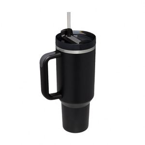 Couvercle et paille isolés anti-fuite pour gobelet, en vrac, avec bouteille d'eau en silicone - Product Image 2