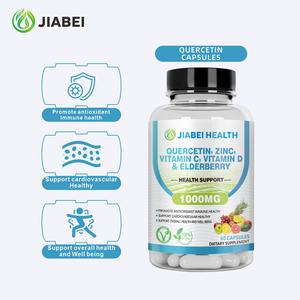 Capsule di quercetina personalizzate dalla fabbrica di Jiabei adulti integratori vitaminici supportano il benessere cardiovascolare e generale OEM/ODM - Product Image 3