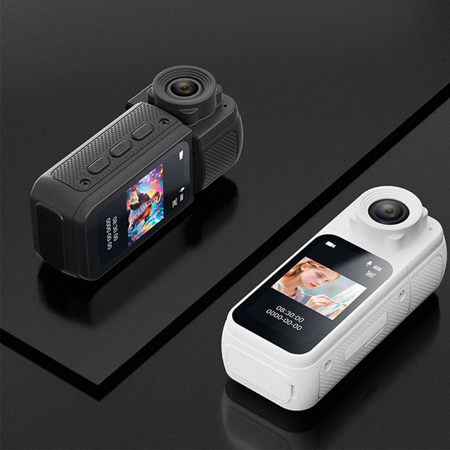 S83 Mini Pocket Wireless WIFI Action Camera 2.7K 180 Degree Rotation Lens Thumb Operated Magnetic Recorder Waterproof Camcorder