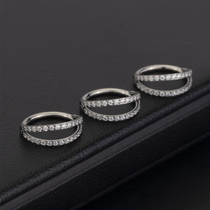 Vente en gros de bijoux pour le corps en acier inoxydable, anneaux de barre droite de <span class=keywords><strong>grande</strong></span> taille pour les piercings d'oreille, de tragus, de mamelon, de lèvres, pour cadeaux de mariage - Product Image 4