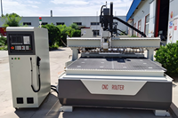 Routeur CNC ATC 3 axes pour MDF, acrylique, contreplaqué, bois massif, broche ATC 9 kW, DSP Taiwan LNC, machine de gravure CNC ATC pour portes de placards