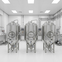 Système de Fermentation en Acier Inoxydable Microcerveceria 500L 1000L pour Brasserie Artisanale