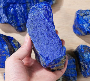 Đá <span class=keywords><strong>Lapis</strong></span> <span class=keywords><strong>Lazuli</strong></span> tự nhiên, đá thạch anh thô, đá bán quý thô, đá quý đã được mài nhẵn bán buôn - Product Image 4