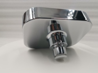 Pommeau de douche de pluie à grand panneau rectangulaire en ABS semi-plaqué à économie d'eau pour baignoires, douches, robinets de bain et de douche