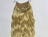 Queue de cheval en cheveux humains ondulés pour femmes, 100% Remy, extensions de cheveux naturels bruts, blonds et bruns, trame de cheveux alignée et intacte