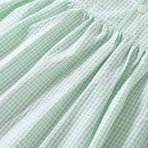 Summer Girls Sleeveless <strong>Dress</strong> Embroidered Children Plaid <strong>Dress</strong> Cotton Baby Princess Skirt Fashion <strong>Kids</strong> Clothes - Product Image 4