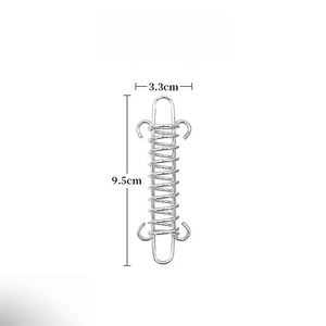 Metal Spring Carabiner <b>Hook</b> 9.5cm Length for Camping Outdoor Use 1PC Stainless Steel Rope Buckle Fixing <b>Clip</b> - Product Image 1