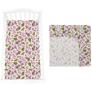 Hot Selling Bamboo <strong>Crib</strong> Sheets Wholesale Christmas Gifts for Kids <strong>Bedding</strong> <strong>Set</strong> Sheet <strong>Set</strong> for Baby <strong>Crib</strong> for Kids Sleepwear - Product Image 6