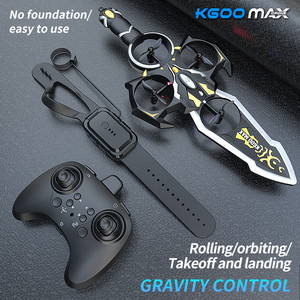Drone RC High <span class=keywords><strong>Tech</strong></span> K600 MAX Flying Sword con Controllo Remoto a Gravità Stile Orologio, Lunga Autonomia, Batteria Modulare, Giocattolo Volante per Bambini - Product Image 6