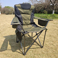 Nouvelle chaise de camping légère et portable pour l'extérieur, style moderne, chaise de plage pliable simple avec accoudoirs pour la pêche