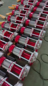 Polipasto de cuerda de alambre eléctrico portátil 220V/380V Características de seguridad para las industrias de la construcción Cadena de cable de acero Tipo de eslinga Caja de cambios - Product Image 4