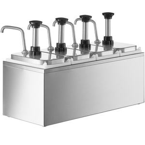 Factory Direct Station Stainless Steel Condiment <b>Pump</b> <b>Dispenser</b> Ketchup Syrup <b>Pump</b> <b>Dispenser</b> - Product Image 5