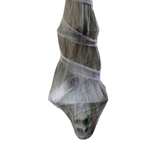DAMAI Halloween horreur décoration accessoires 1.8 mètres à l'envers momie maison hantée chambre secrète évasion son lumière suspendu fantôme - Product Image 6