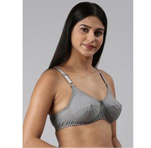 Soutien-gorge gris foncé pour femme, doux, extensible, confortable, idéal pour les blouses, tenue quotidienne ethnique traditionnelle - Product Image 5