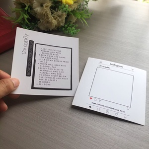 <span class=keywords><strong>Tarjetas</strong></span> <span class=keywords><strong>de</strong></span> cuidado <span class=keywords><strong>de</strong></span> instrucciones <span class=keywords><strong>de</strong></span> regalo <span class=keywords><strong>de</strong></span> negocios cuadradas <span class=keywords><strong>personalizadas</strong></span> <span class=keywords><strong>de</strong></span> alta calidad con logotipo <span class=keywords><strong>de</strong></span> Instagram para negocios en línea - Product Image 2