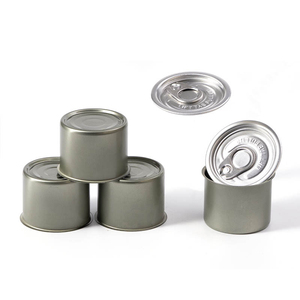 Vòng 2-miếng cấp thực phẩm rỗng <span class=keywords><strong>tin</strong></span> cá ngừ cá thịt cá mòi thịt <span class=keywords><strong>tin</strong></span> có thể thực phẩm container Bao bì với <span class=keywords><strong>tin</strong></span> Nắp - Product Image 4