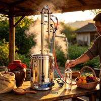 Extracteur d'huiles essentielles en acier inoxydable 304 de 50 L pour la production d'huiles végétales par distillation à la vapeur