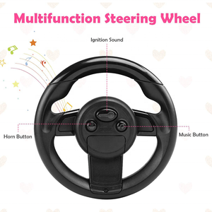 Samtoy Großhandel Simulations-Elektro-Kinderroller Cartoon-Babywagen Aufsitz-Auto mit Lenkrad - Product Image 3