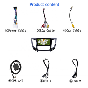 9 inch <span class=keywords><strong>MPS</strong></span> Android 13 8core Car Stereo đài phát thanh cho MITSUBISHI TRITON Auto AC 2015 hỗ trợ 360 máy ảnh SWC OBD DVR Carplay - Product Image 4